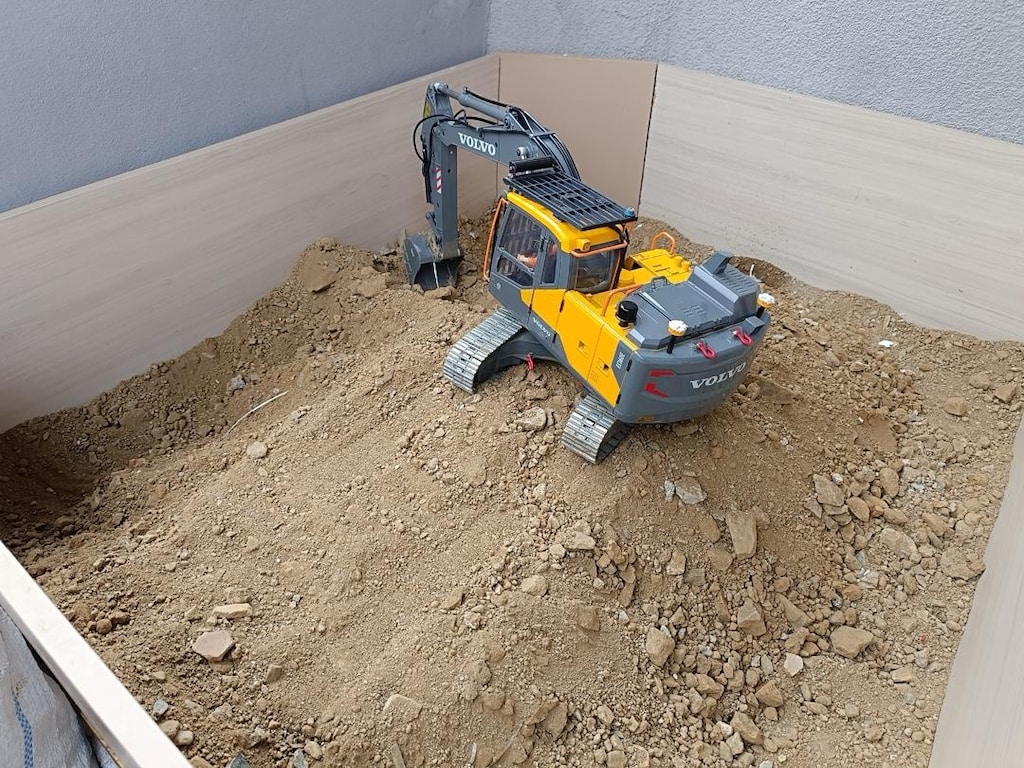 Rc Ekskavatör 1/14 Double e hoby Volvo 160e Extralı - 2