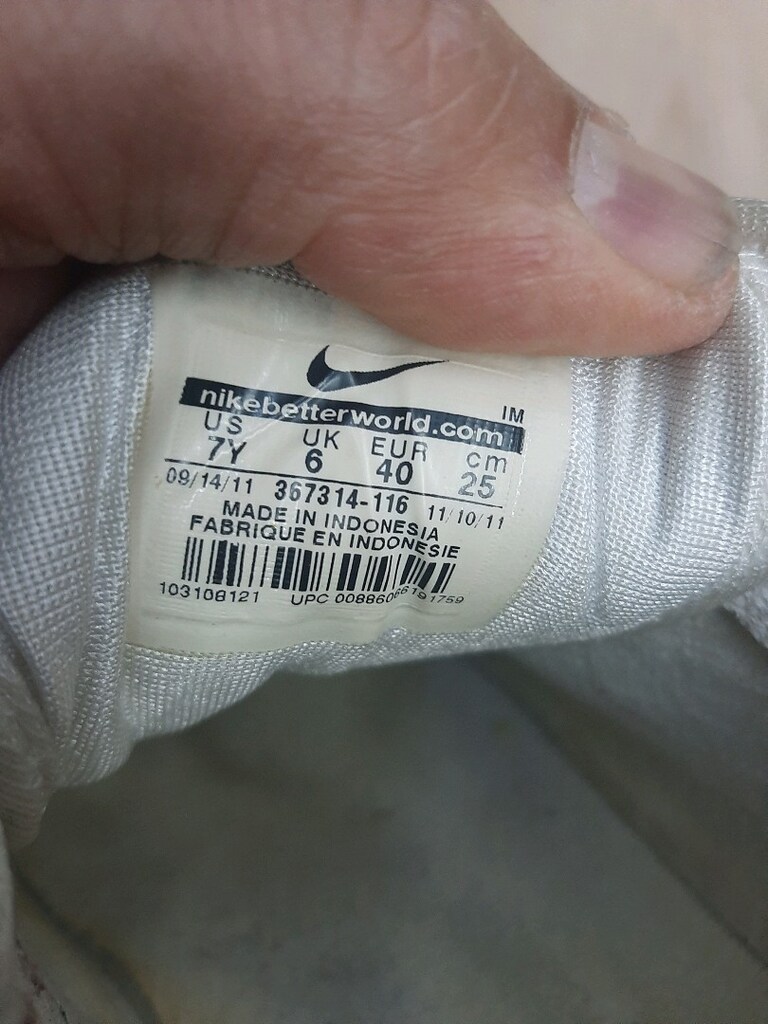 40 numara orijinal Nike spor ayakkabı - 5
