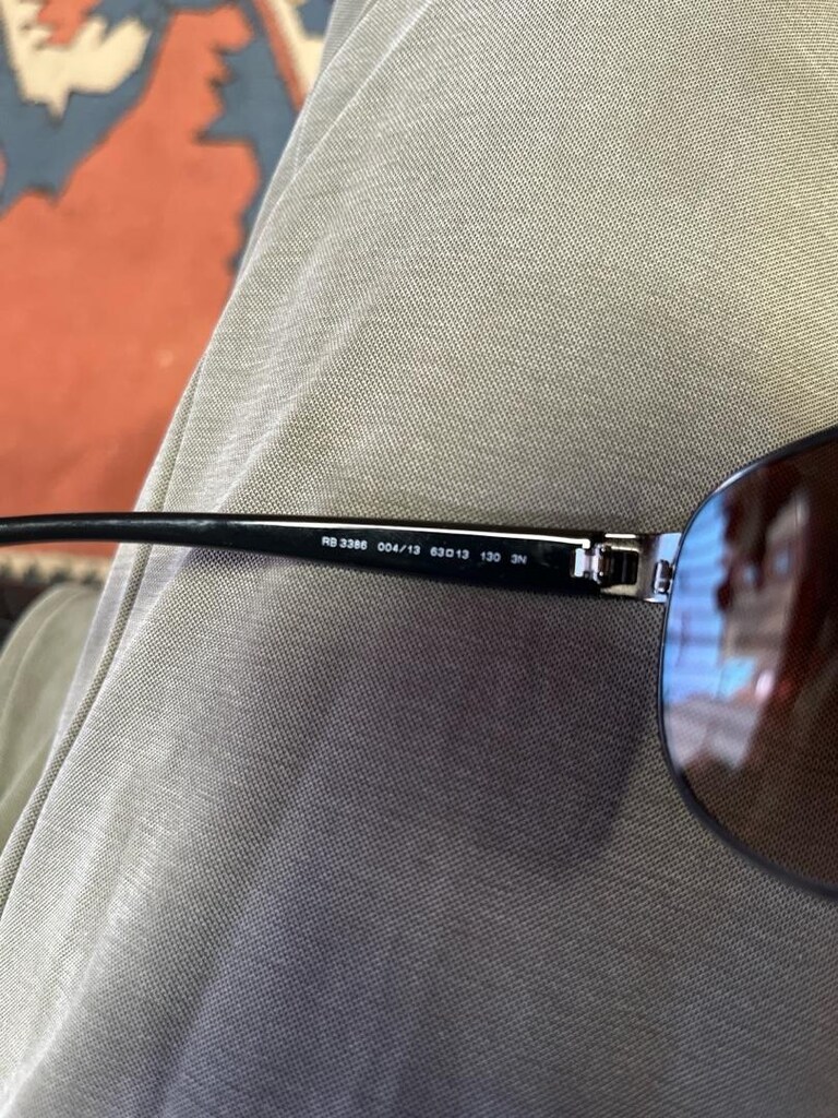 Ray-Ban RB3449 003/8G 59 Orijinal Çerçevesiz Damla Güneş Gözlüğü - 3