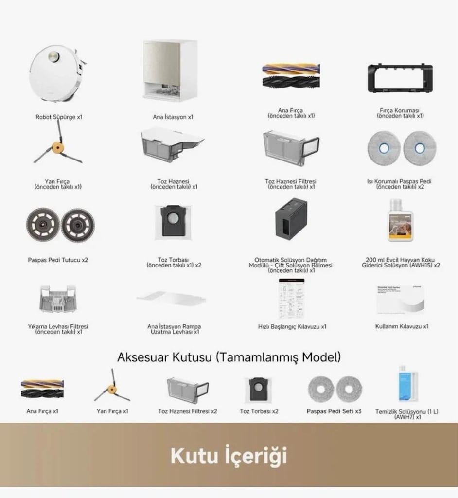 DREAME X60 ULTRA COMPLETE OTOMATİK SÜPÜRGE - 8