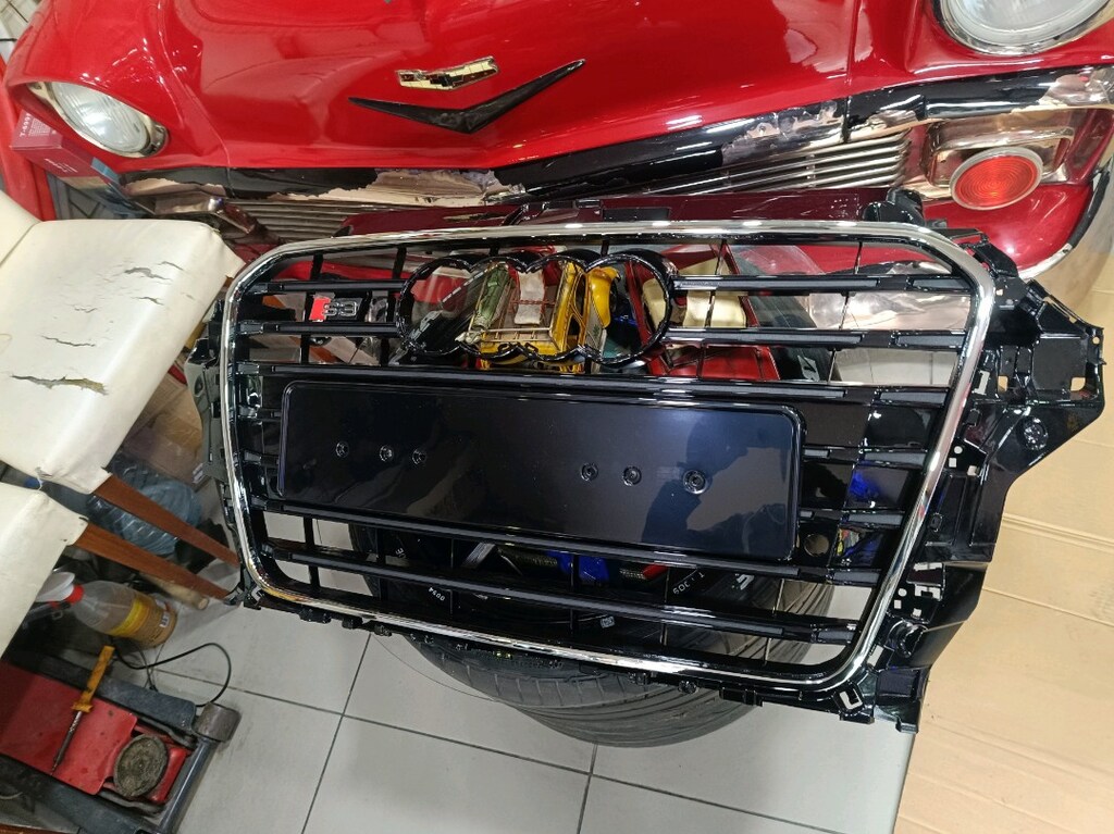Audi A3 2012-2015 S3 siyah krom panjur - 3