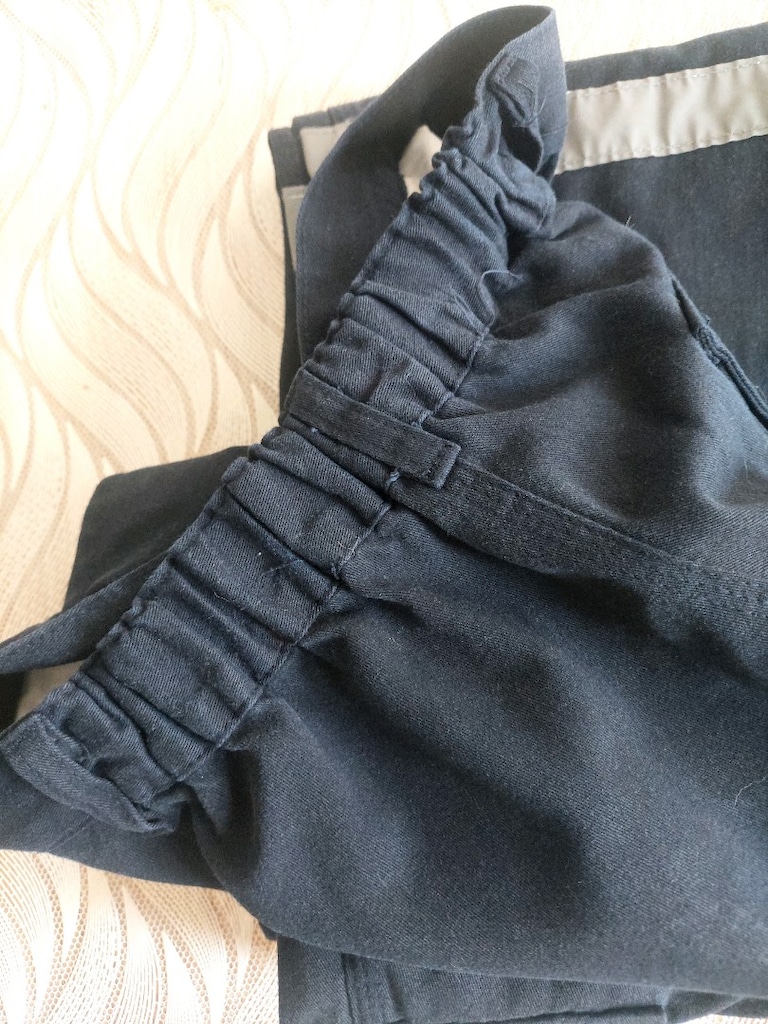 Lacivert renk kanvas kargo iş pantolonu - 8