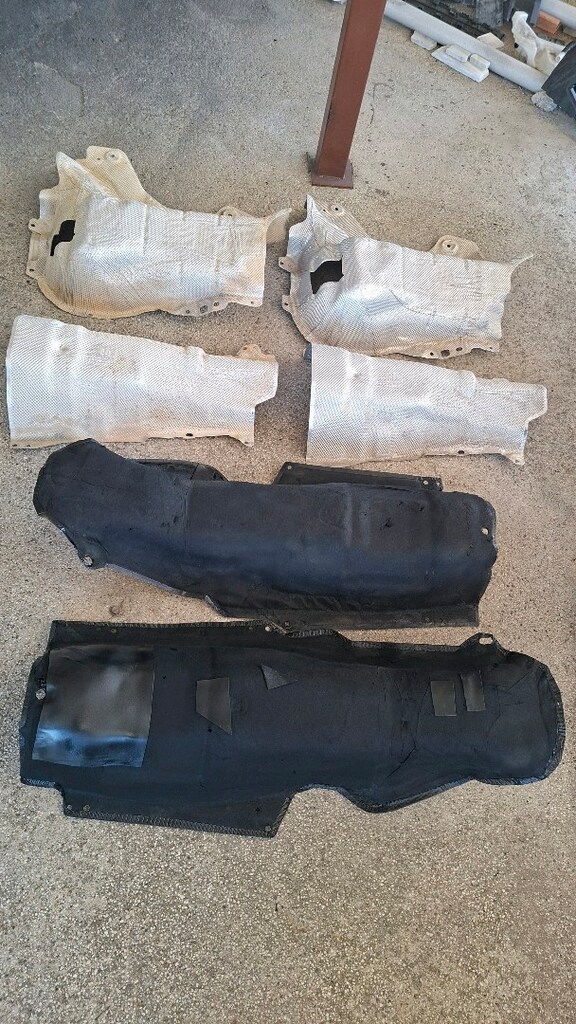 VOLVO S40 V50 C30 Araç Altı Egzoz Tuneli Isı Kalkanı 2005-2012. - 10