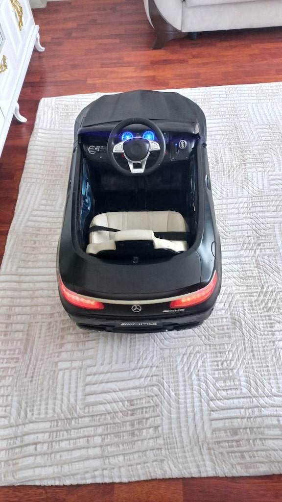 mercedes lisanslı Bluetoothlu radyolu usbli akülü araba 12volt - 4
