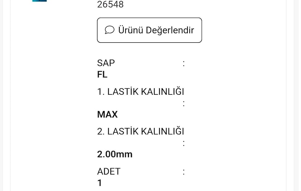 Masa Tenisi Lastiği 2 adet - 6