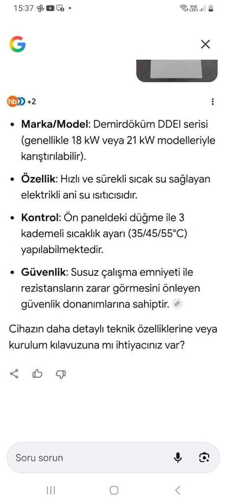 Ani Su Isıtıcı - 2