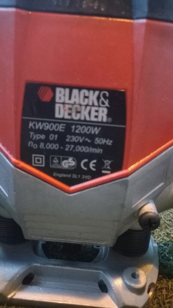 blackdecker çift kol freze - 5