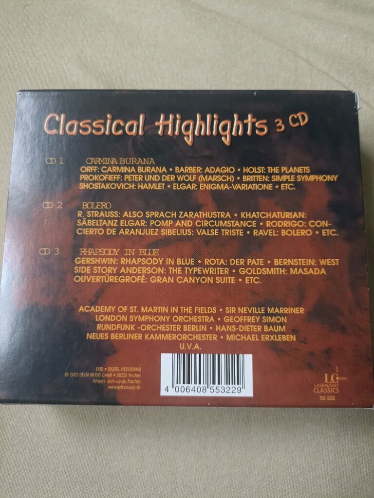 Classical Highlights klasik müzik CD 3 cd - 2