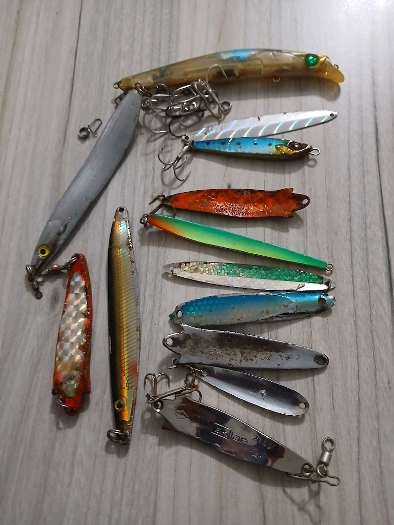 Sahte Balık ve Avcı Kaşık karışık set - 2