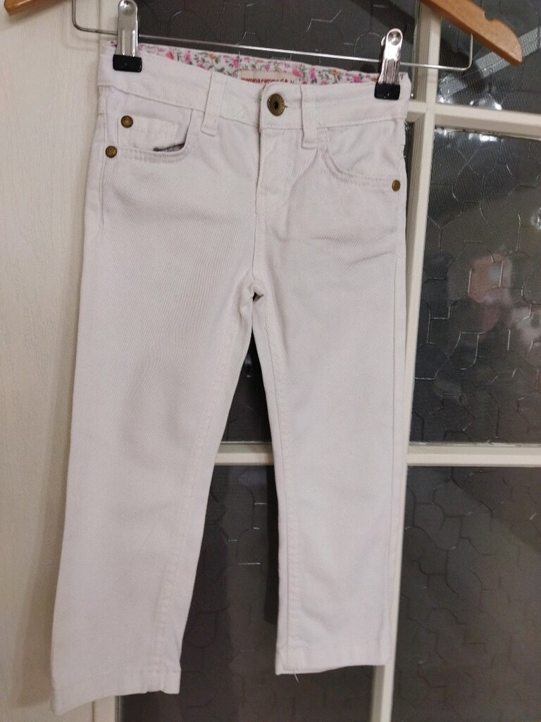 mamma ramma 3 yaş kız çocuk Denim pantolon - 5