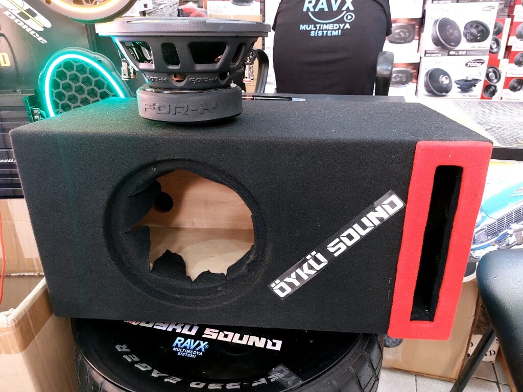 ÖYKÜ SOUND ŞOOK FİYAT KÜÇÜK CANAVAR FORX 20CM SPL MDF KABİNLİ 400RMS - 2