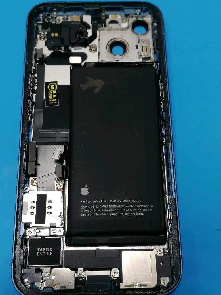 iphone 13 mavi Orjinal Dolu Kasa Yedek parça temizlik 8 pil 79 - 4