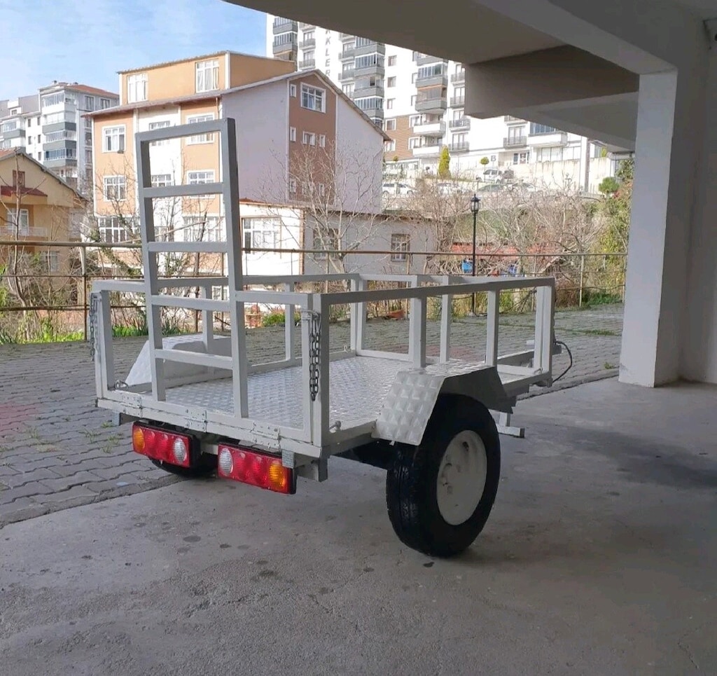 O1 Belgeli Motosiklet Taşıma Römorku - 10