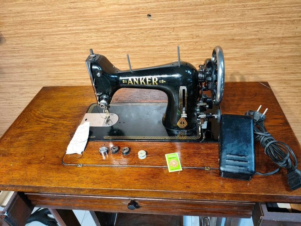 anker Alman düz dikiş makinesi kabinli - 2
