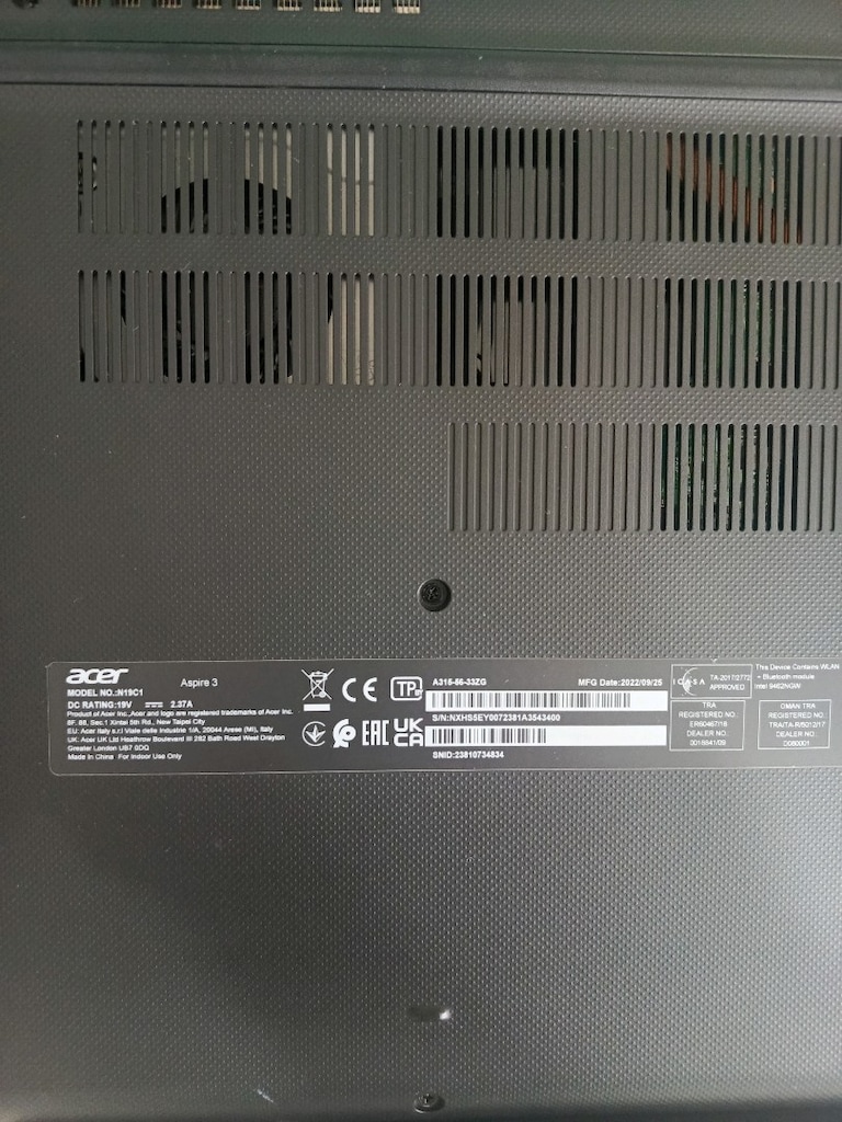 Acer 10.nesil i3 işlemcili 8 GB DDR4 Ram Full HD 256 M2 SSD sıfır gibi - 12