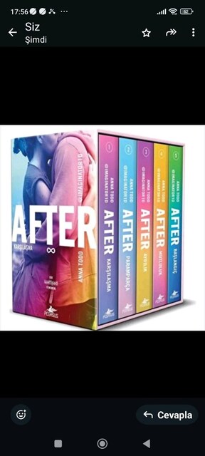 6adet orjinal after kitap serisi
