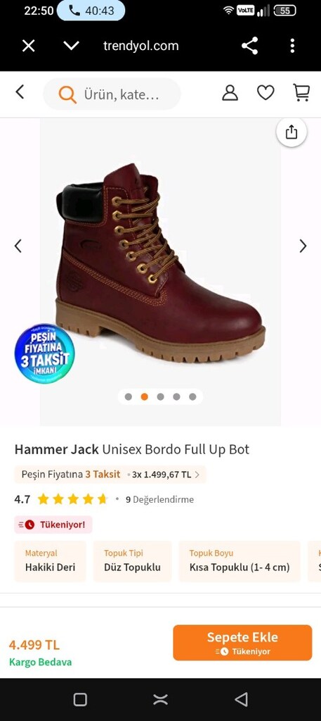 hakiki deri hammerjeck bot.( sıfır) - 5