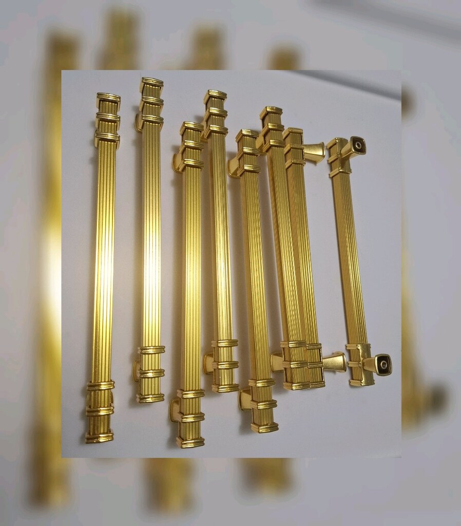 METAL GOLD ALTIN DOLAP MOBİLYA KULPU HER BOY LÜX ÇOK SAĞLAM - 5