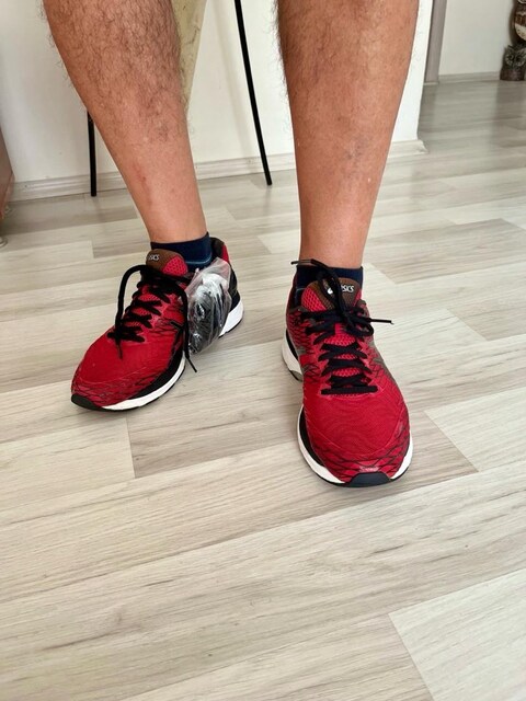 Asics spor ayakkabı 44.5 numara