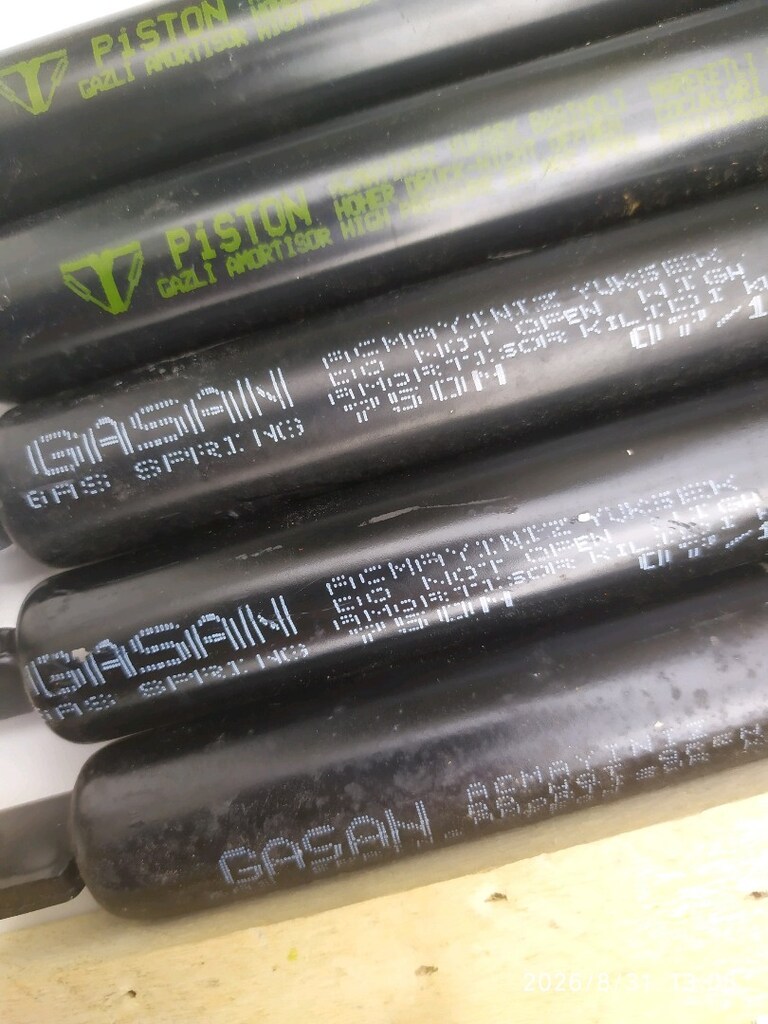 Baza için gazlı piston çeşitleri - 5