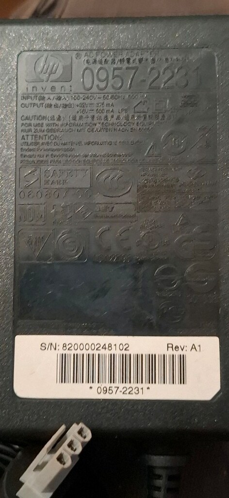 adaptör hp 32V 375mA,10V500mA - 2
