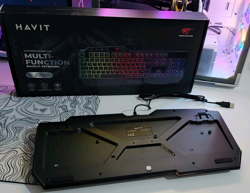 HAVİT RGB OYUNCU BİLGİSAYAR KLAVYESİ (SIFIR KUTULU ÜRÜN) - 4