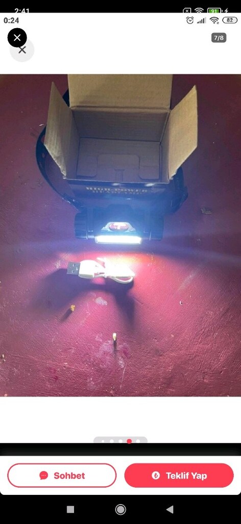 Cata Ct-9120 Şarj Edilebilir Led Kafa Feneri - 7
