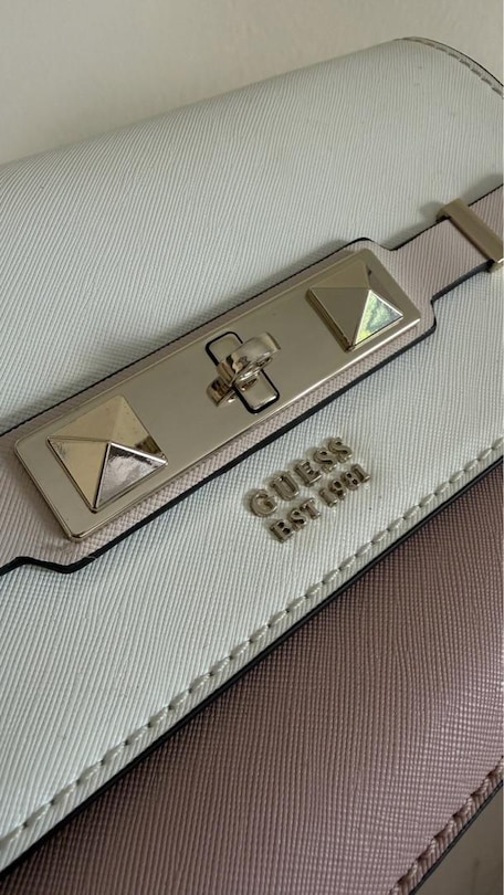 Guess Beyaz & Pudra Omuz Çantası - 2