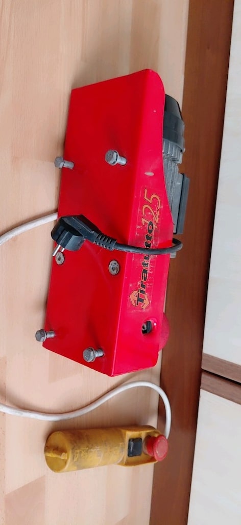elektirikli balkon vinci 250kg yük taşır bir sorunu yok - 3