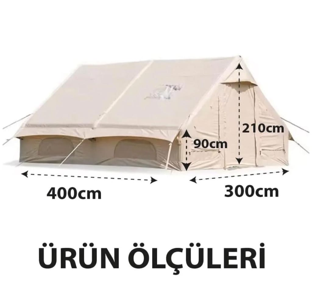 Robo 12 Kişilik 4 Mevsim Şişme Kamp Çadırı - 2