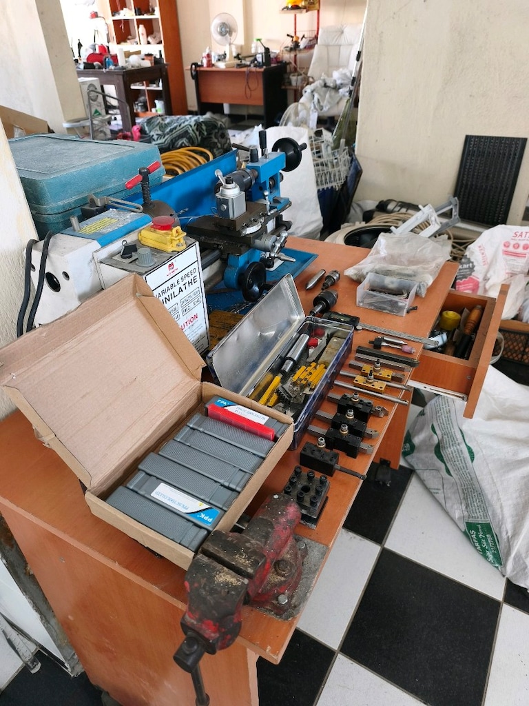 tezgah üstü mini torna makinesi - 3