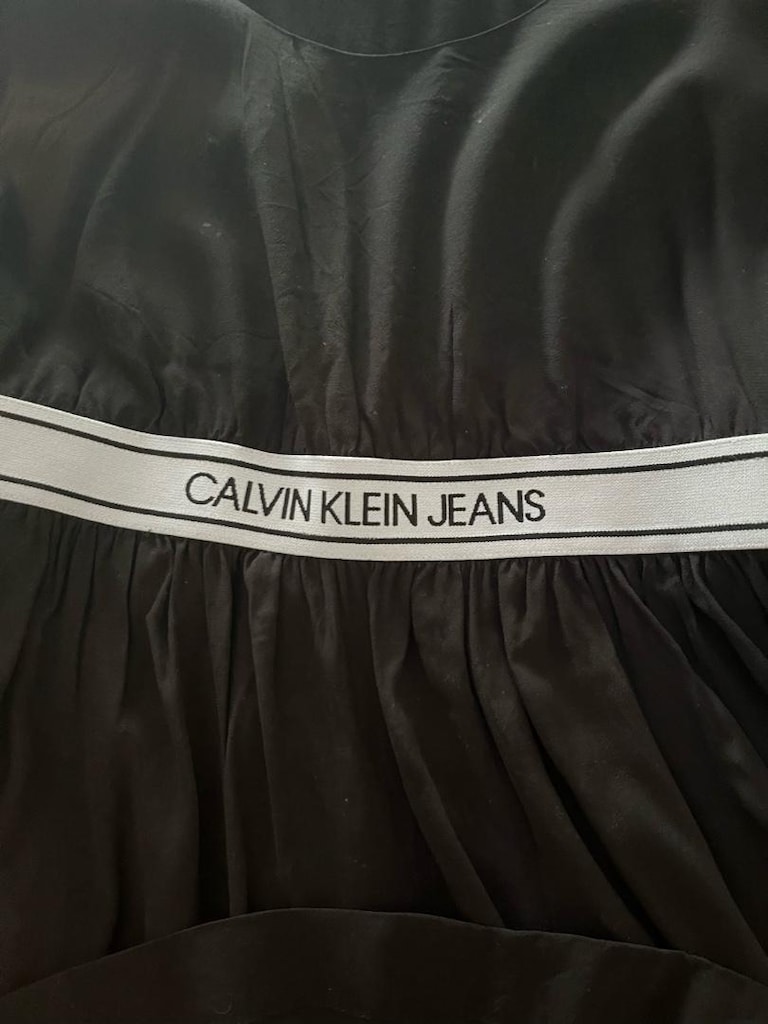 Calvin Klein siyah elbise M beden