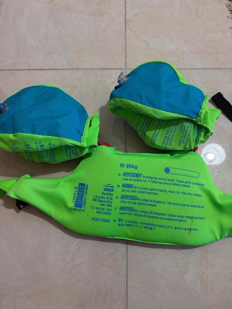 nabaji çocuk yüzme yeleği decathlon kolluk yelek - 2