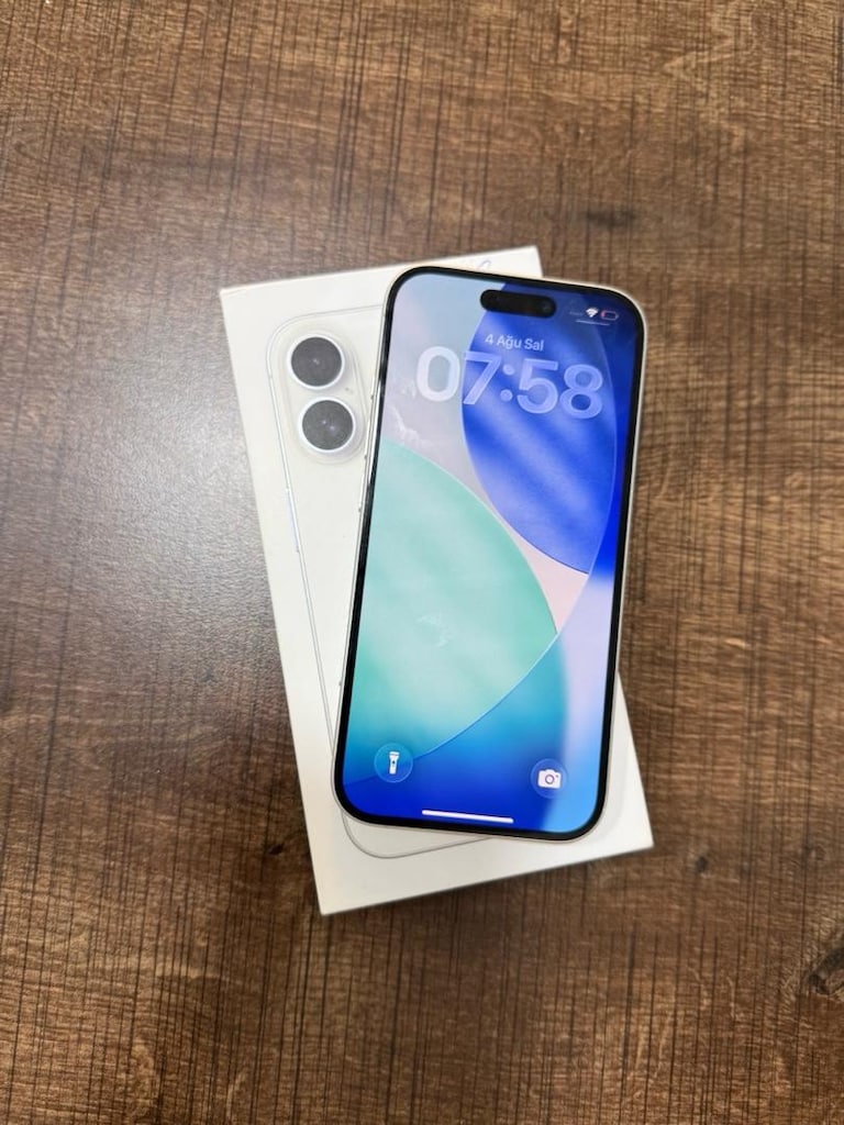 İPHONE 16 BEYAZ 256 GB APPLE TÜRKİYE GARANTİLİ YURTİÇİ FATURALI - 5