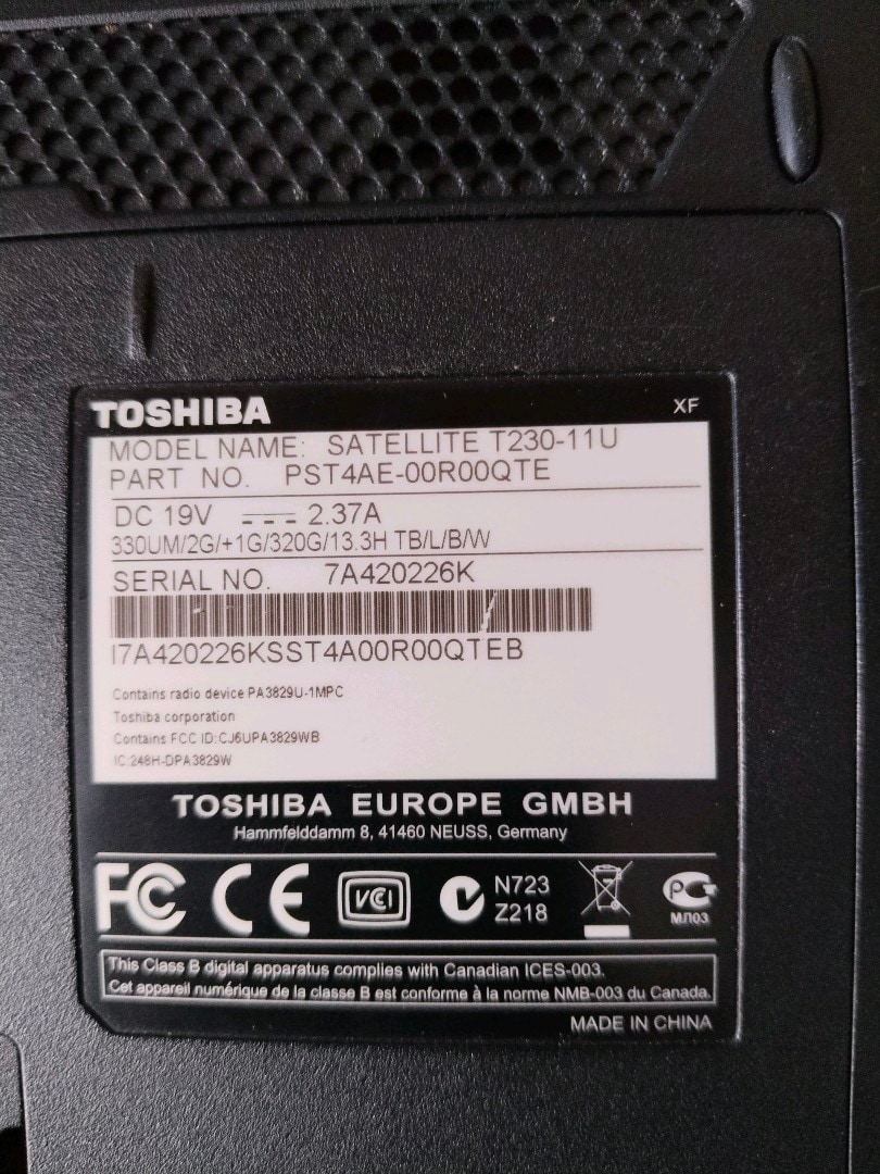 Arızalı Toshiba Laptop - 3