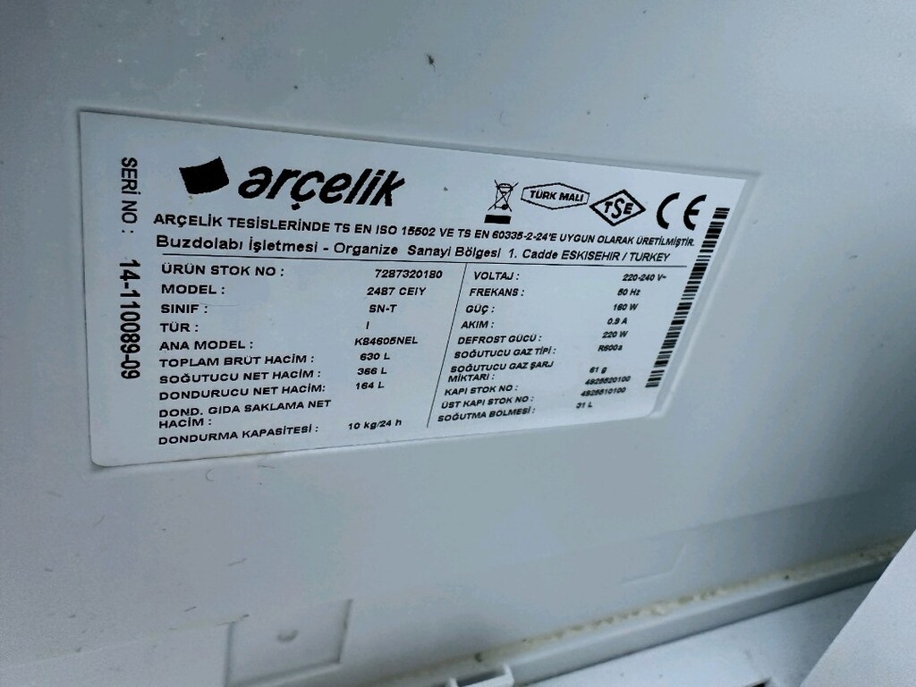 Arçelik No Frost Buzdolabı - 8