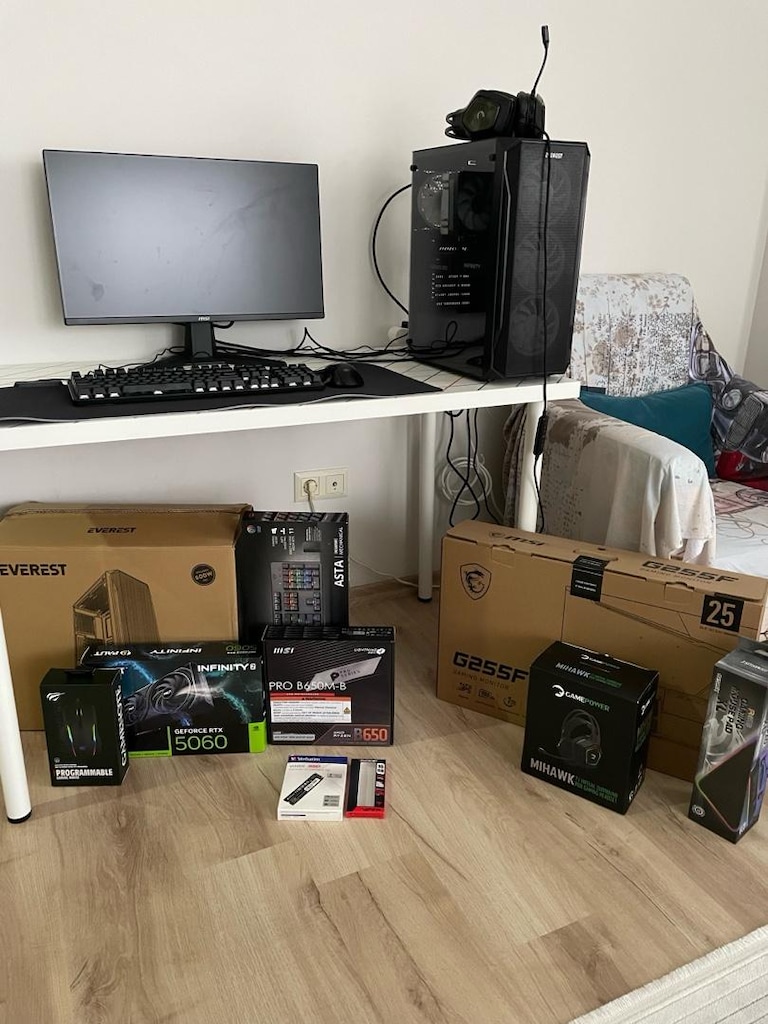SIFIR//GARANTİLİ//RYZEN 5 7500X3D GAMİNG PC - 6