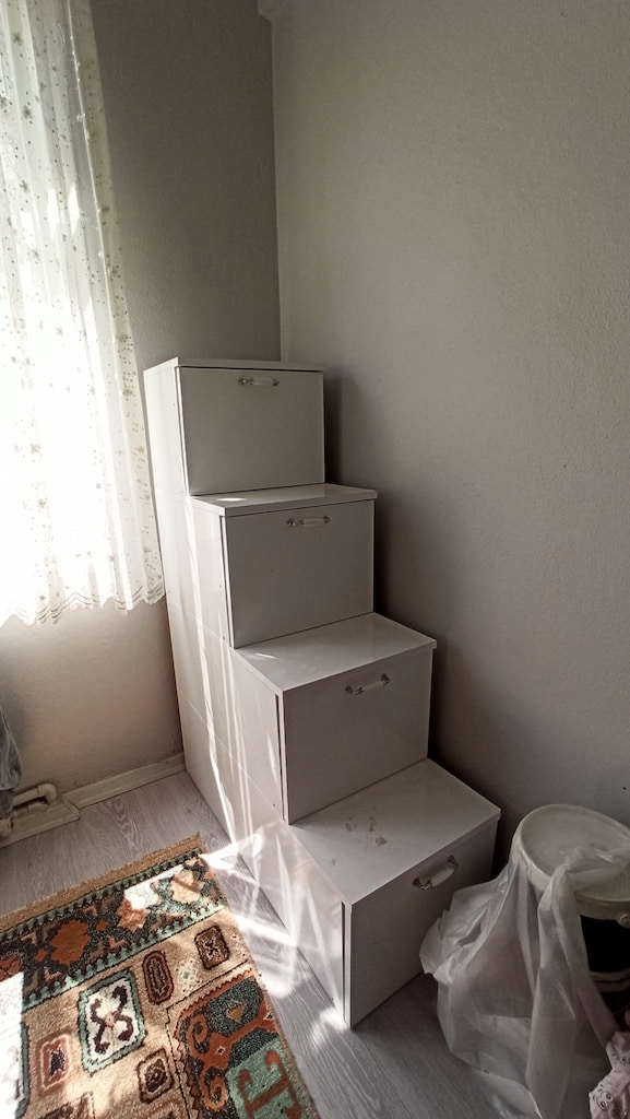 2 Katlı Ranza + Kitaplık + Merdivenli Çekmeceler + Alt Yatak Alanı - 2