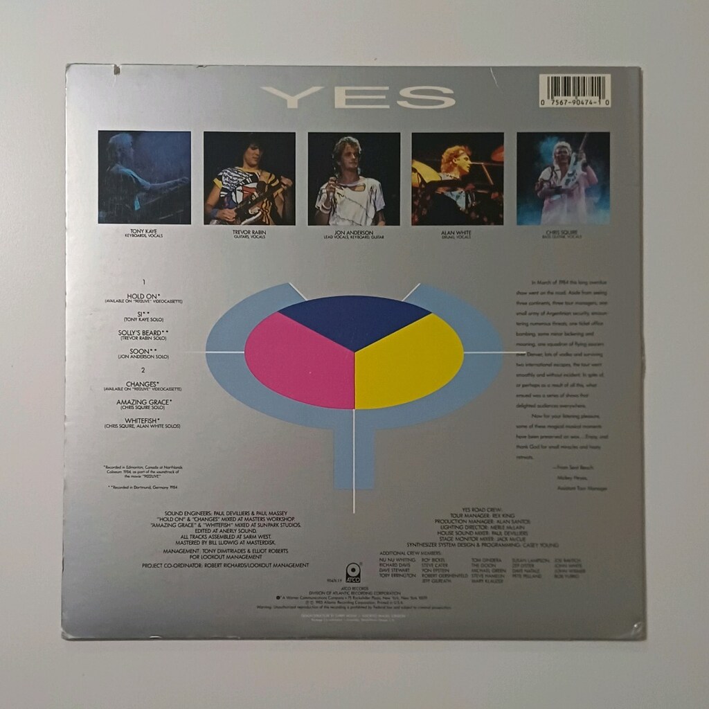 YES 9012 LİVE THE SOLOS DÖNEM LP PLAK - 2