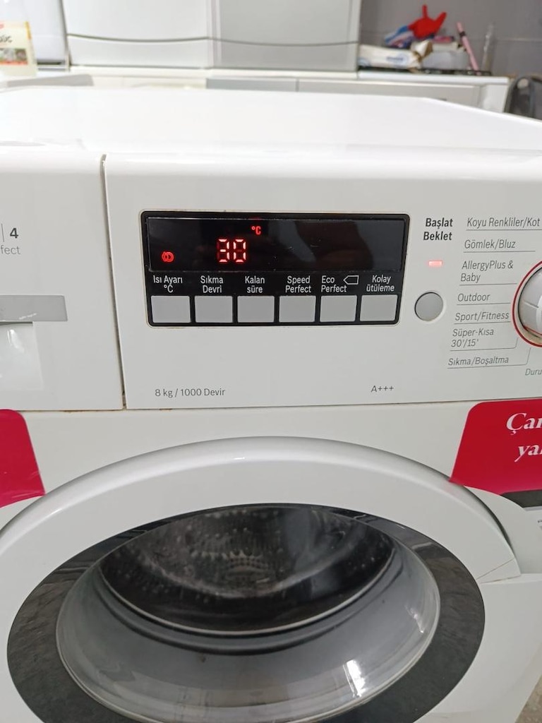 BOSCH 8 kg ÇAMAŞIR MAKİNESİ SERVİS GARANTİLİ NAKLİYE KURULUM DAHİL - 6