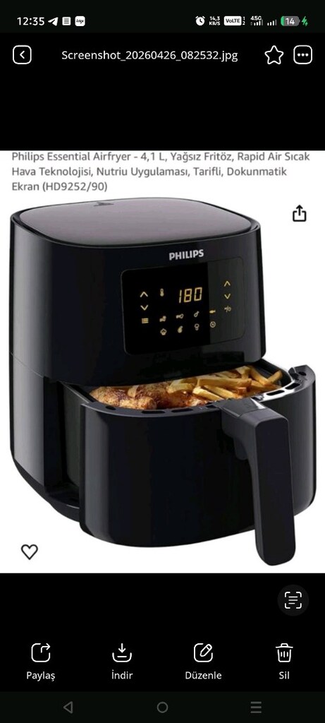 Philips Essential Airfryer HD9252/90 - 3