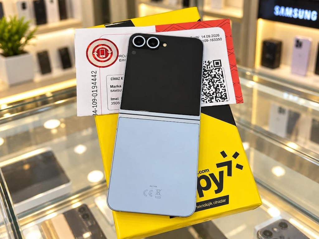 SAMSUNG Z FLİP 6 256 GB 11 AY GARANTİLİ KUTU FATURA ŞARJ İLE - 3