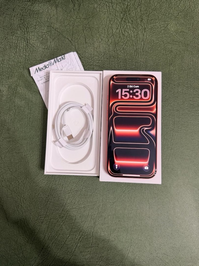 iphone 17pro (18 ay garantili pil 100) - 4