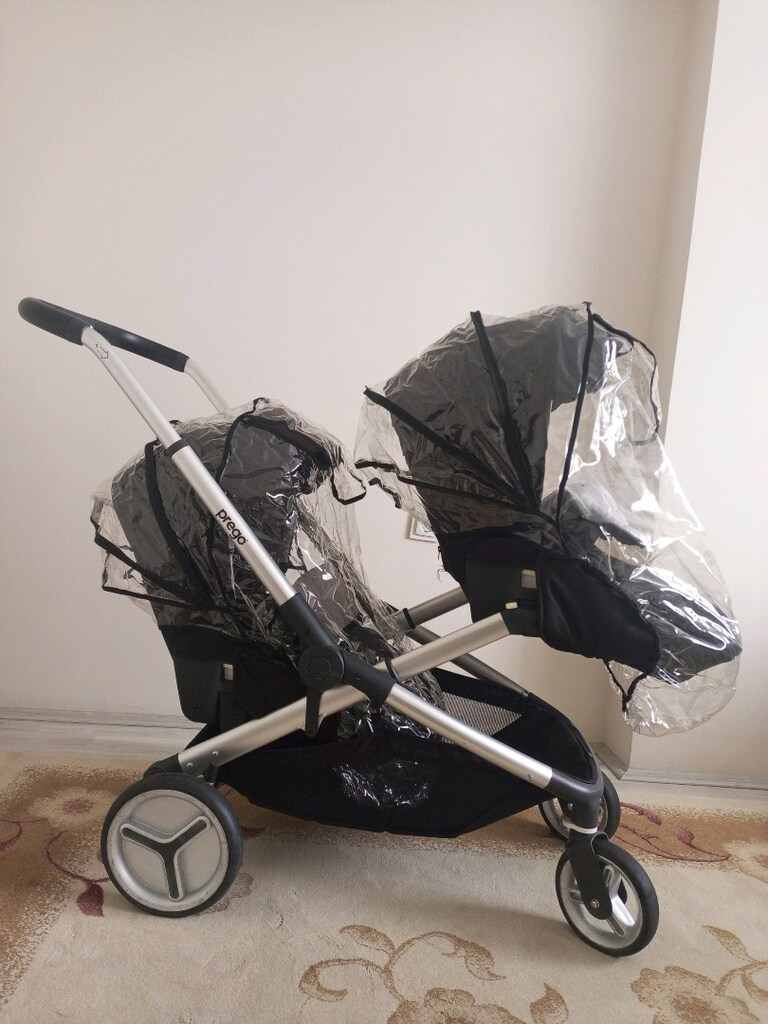 Prego İkiz Bebek Arabası – Çok Temiz Kullanılmış, Sorunsuz ve Kullanış - 7