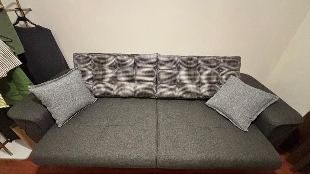 çekyat gri yastıklar dahil - 4