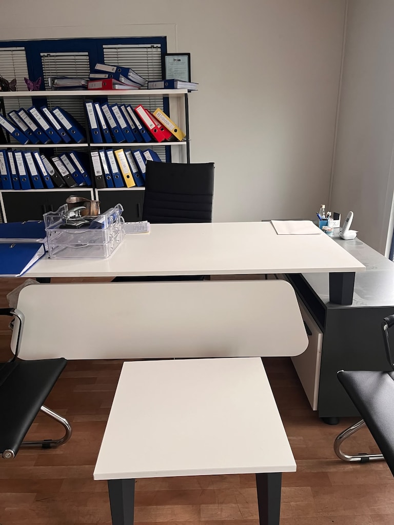 DEKOR BÜRO MOBİLYALARI 190X160 BEYAZ MAKAM TAKIMI İKİNCİ EL - 3