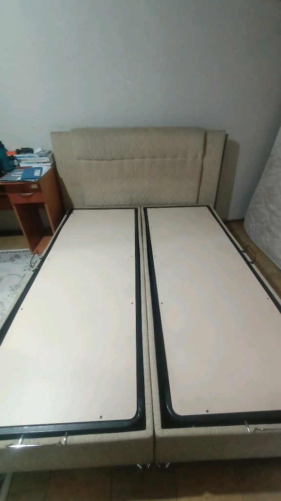 çift kişilik yatak baza ve başlık - 7