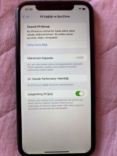 iPhone 11 128 GB Siyah