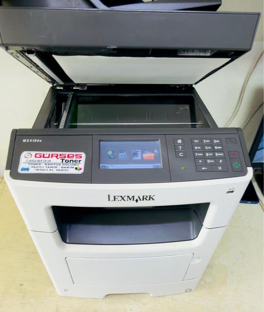 Yazıcı Lexmark MX410de Siyah-Beyaz Çok Fonksiyonlu Ekonomik - 3