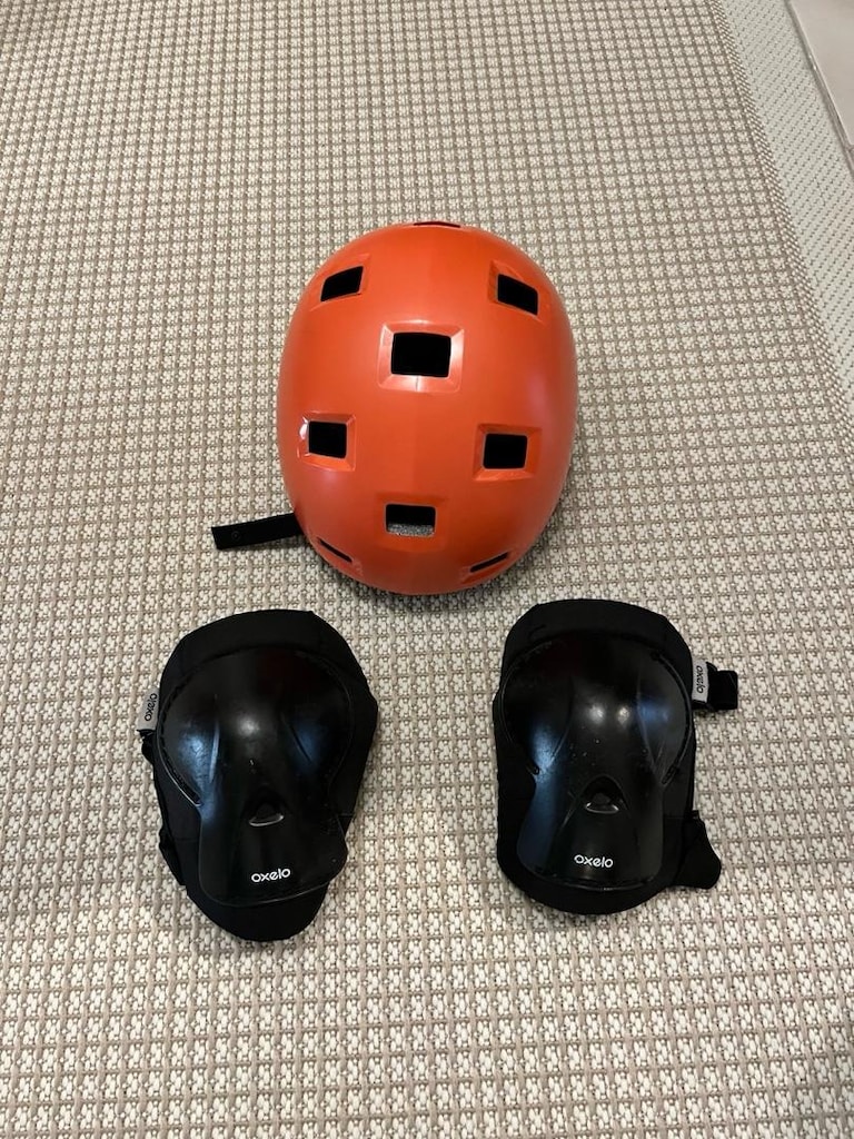 decathlon oxelo marka kask ve dizlik - 2